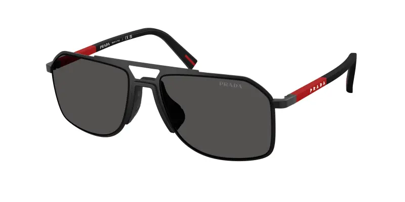 Prada Linea Rossa Occhiali da sole Uomo Nero 3377810