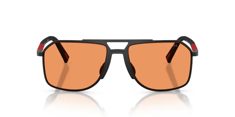 Prada Linea Rossa Occhiali da sole Uomo Arancione 3377809 miniatura 3