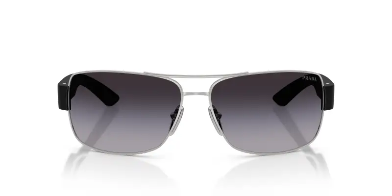 Prada Linea Rossa Occhiali da sole Uomo Argento 3529537 miniatura 3