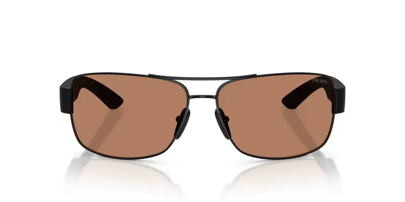 Prada Linea Rossa Occhiali da sole Uomo Marrone 3377819 miniatura 3