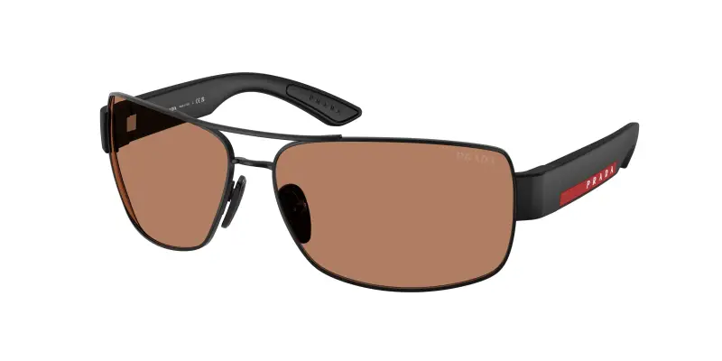 Prada Linea Rossa Occhiali da sole Uomo Nero 3377819