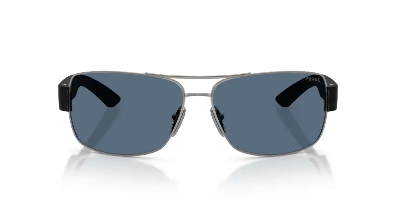 Prada Linea Rossa Occhiali da sole Uomo Blu 3408010 miniatura 3