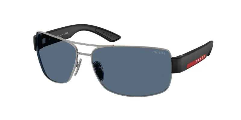 Prada Linea Rossa Occhiali da sole Uomo Grigio 3408010