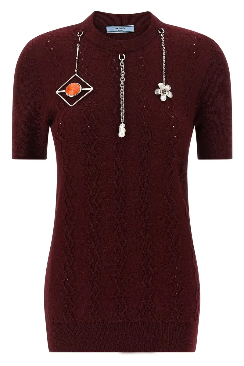 Maglia Charms Bordeaux