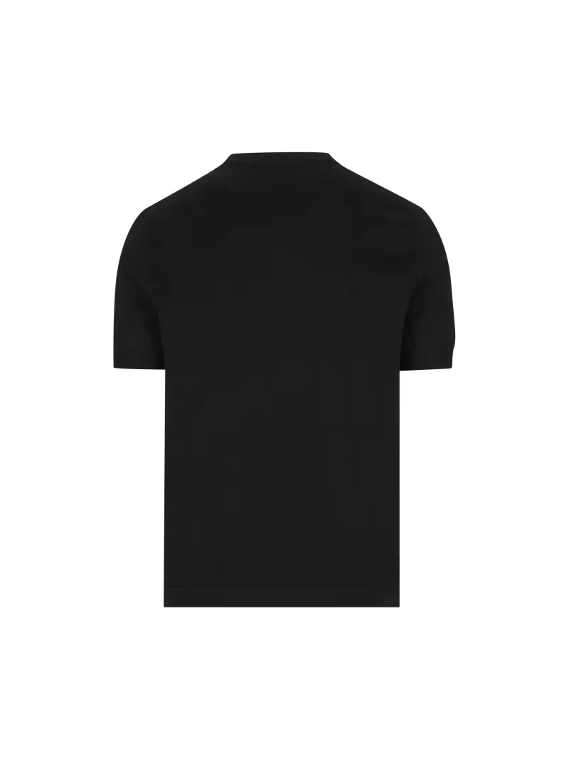 Maglia In Cotone NERO miniatura 2