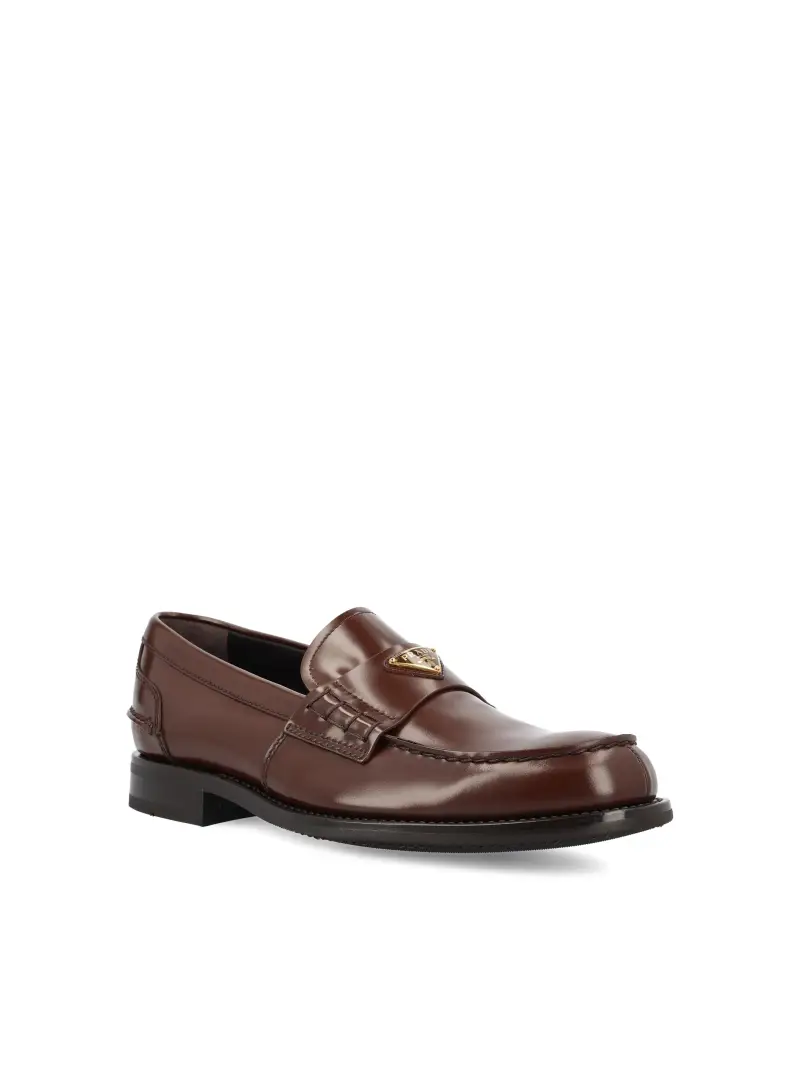 Mocassini In Pelle MARRONE miniatura 2