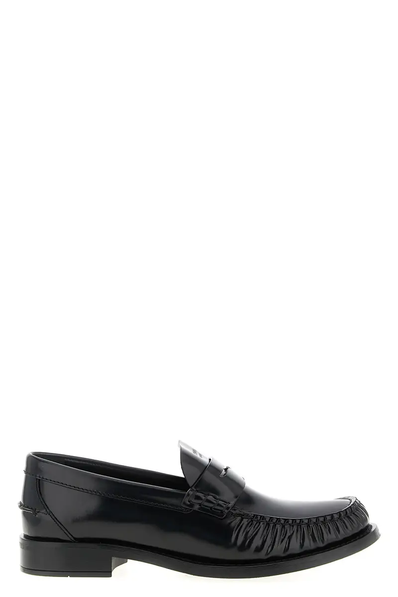 Mocassino Pelle Spazzolata Nero