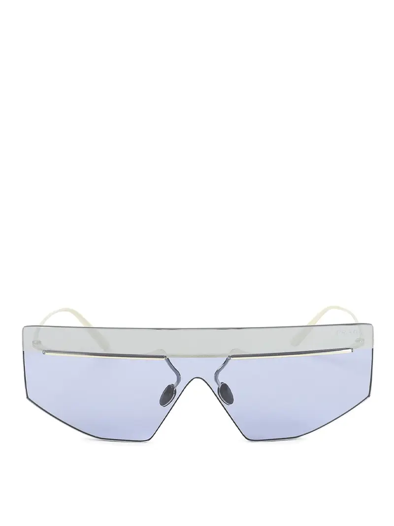 Occhiali da sole in passerella per occhiali Argento