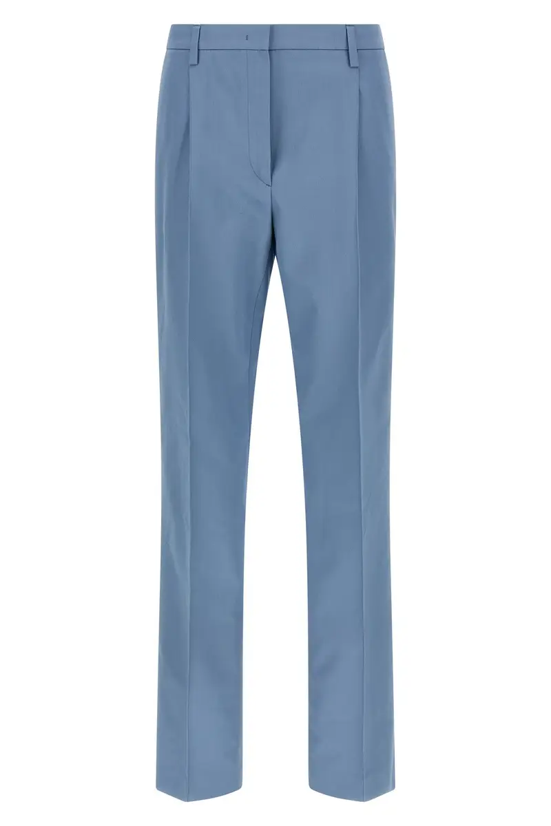 Pantalone Cotone Azzurro