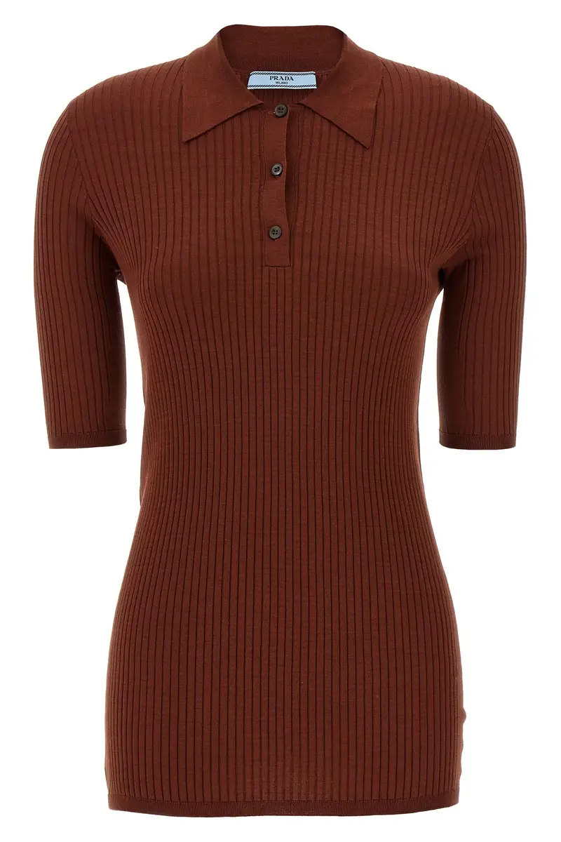 Prada Polo Marrone 2545908