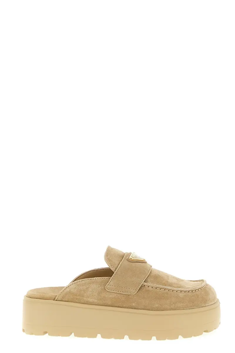 Sabot Suede Beige