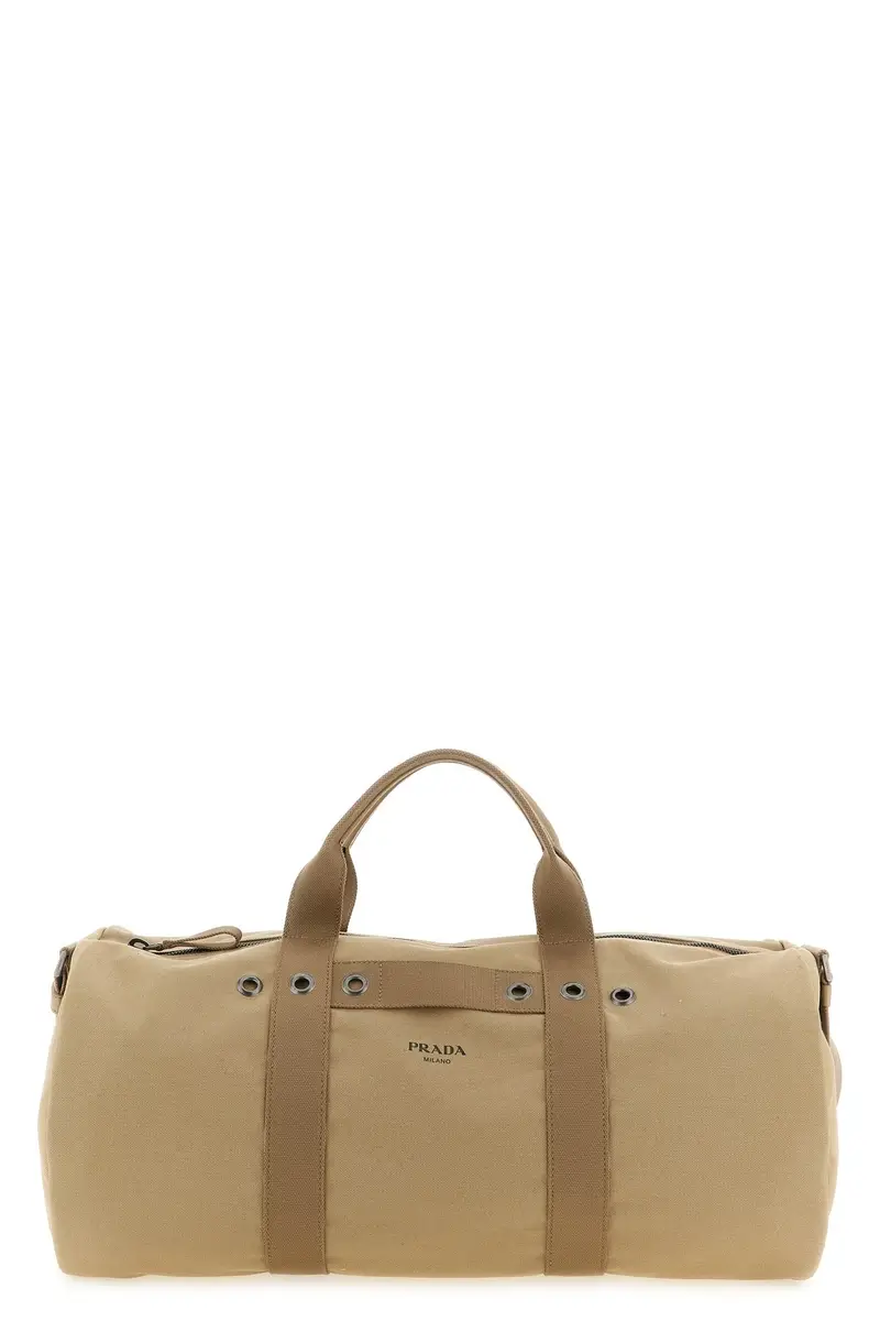 Sacca Da Viaggio Canvas Beige