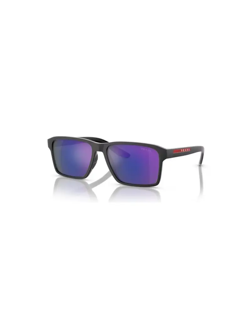 SALDI Occhiali da sole PRADA Linea Rossa PS05YS UFK05U Grey Rubber Dark Blue Mirror Violet 58