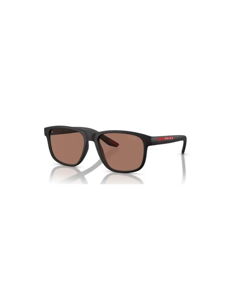 SALDI Occhiali da sole PRADA Linea Rossa PS06YS DG050A Black Rubber Brown Tuning 56