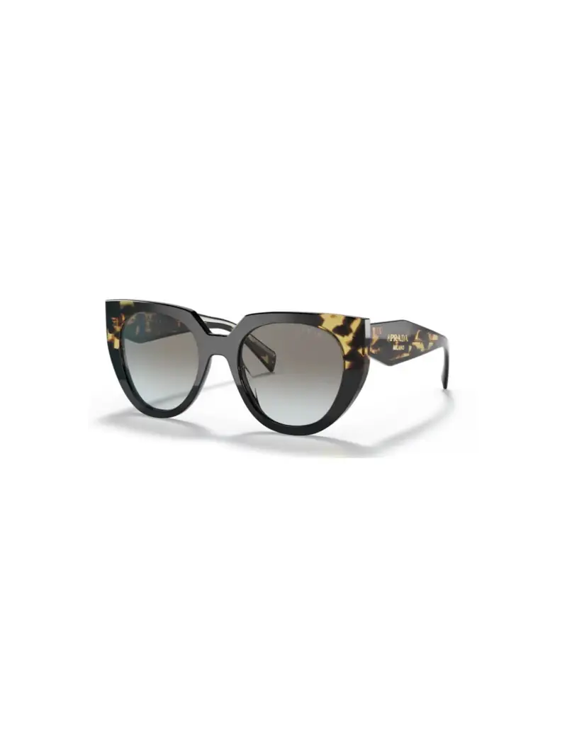 SALDI Occhiali da sole PRADA PR14WS 3890A7 Black Tortoise Grey Gradient 52