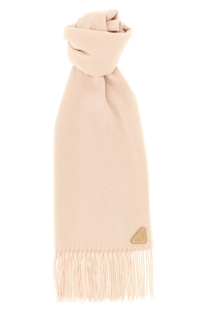 Sciarpa Seta E Cashmere Rosa