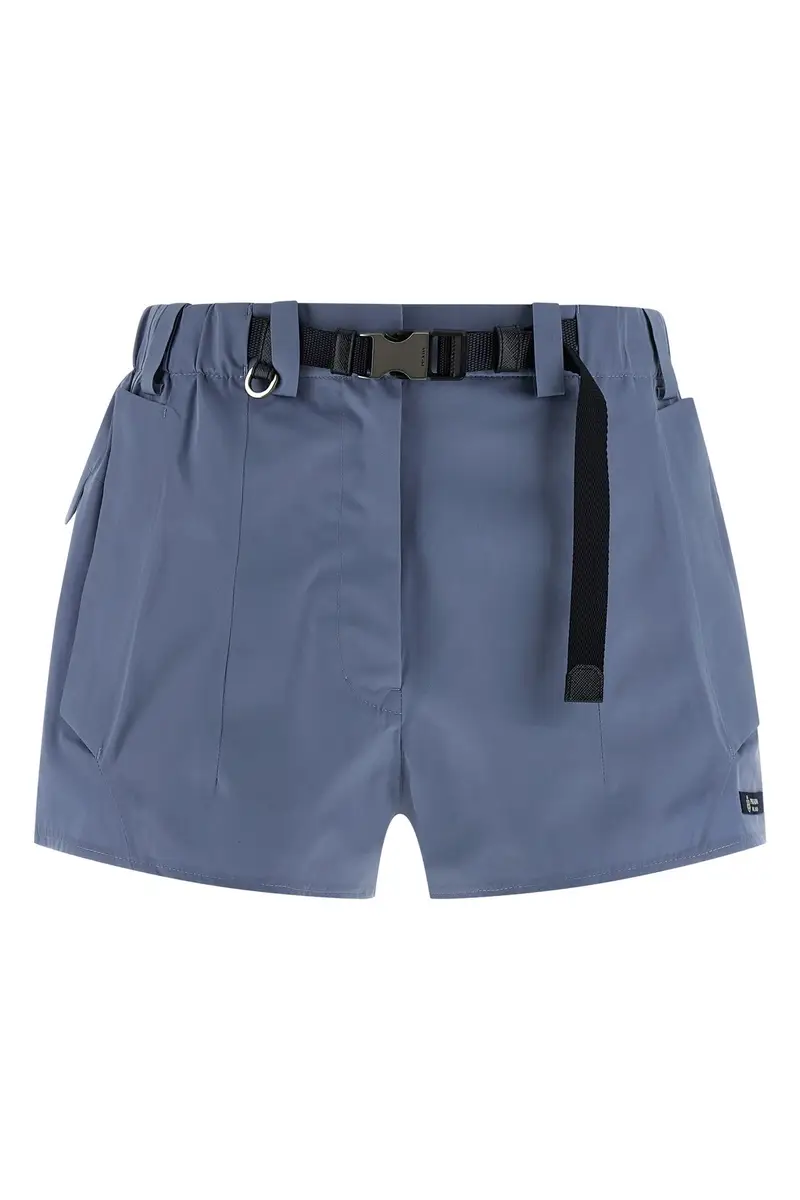 Short Tela Tecnica Azzurro