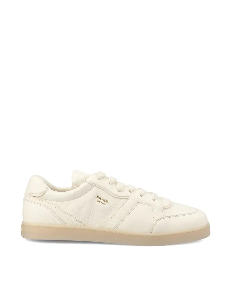Sneakers In Pelle BIANCO