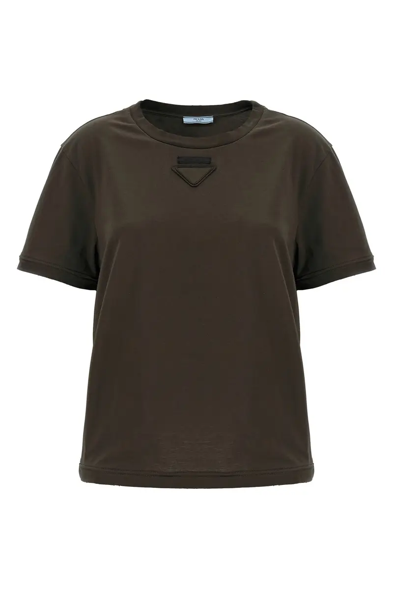 Prada T-shirt Marrone 3833325