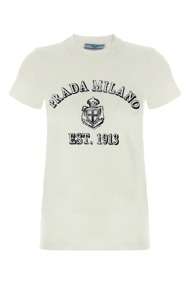 Prada T-shirt Bianco 2545417