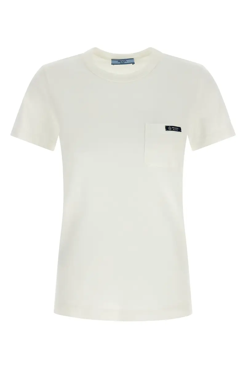 Prada T-shirt Bianco 4106583