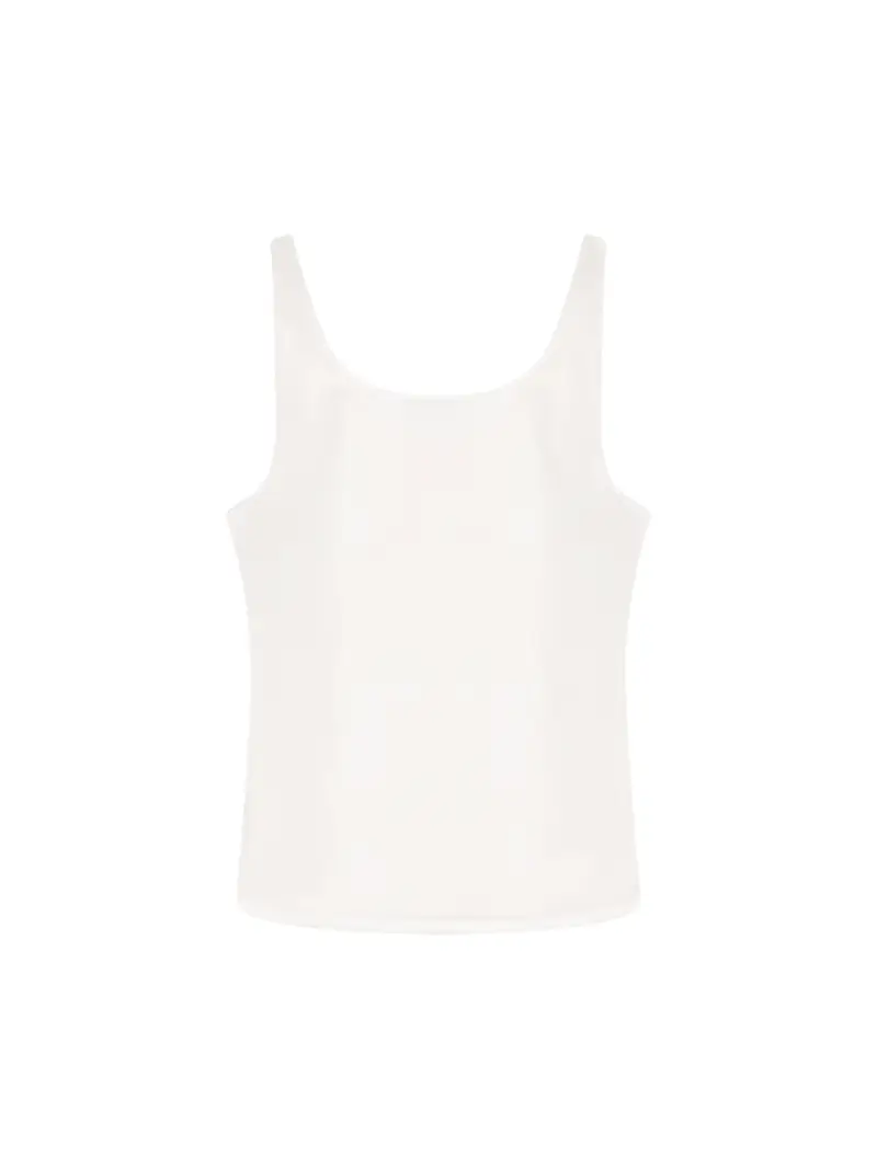 Top In Cotone BIANCO miniatura 2