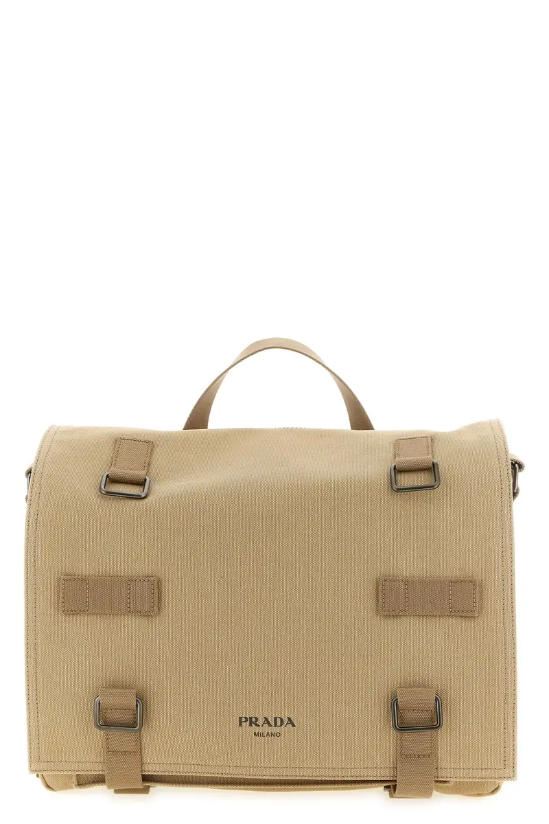 Tracolla Canvas Beige