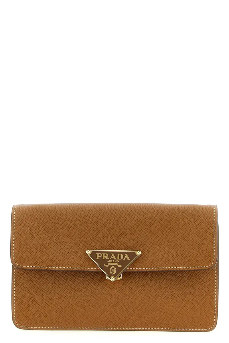 Tracolla Mini Saffiano Beige