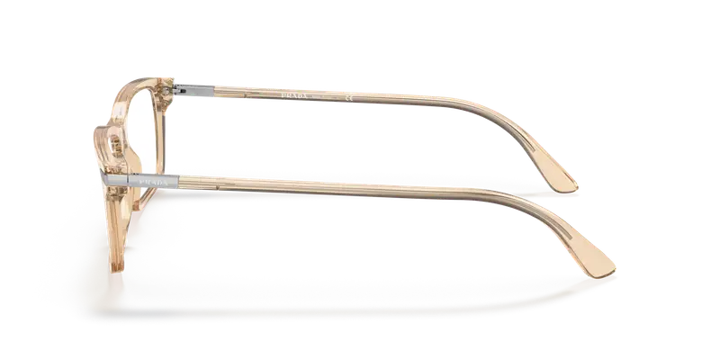 Prada Uomo PR 03YV 01N1O1 Montature da vista Plastica Trasparente marrone Squadrata miniatura 3