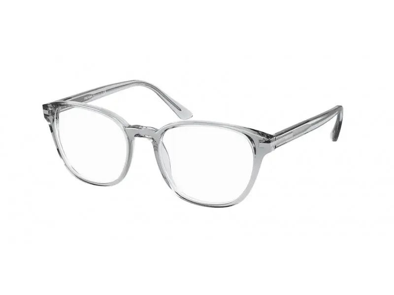 Prada Uomo PR 12WV U431O1 Montature da vista Plastica Grigio  Squadrata
