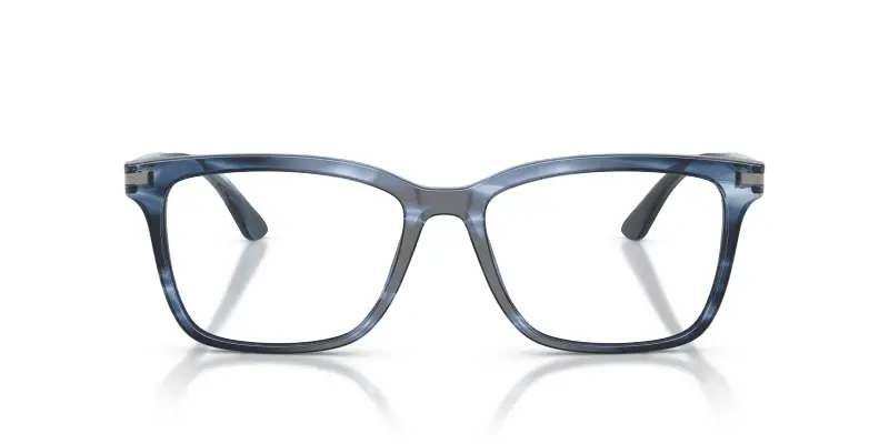 Uomo PR 14WV 26F1O1 Montature da vista Acetato Blu Trasparente Squadrata Normale miniatura 3