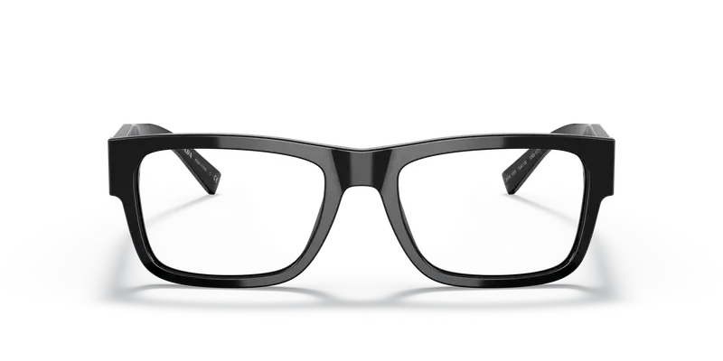 Prada Uomo PR 15YV 1AB1O1 Montature da vista Acetato Nero Squadrata miniatura 2