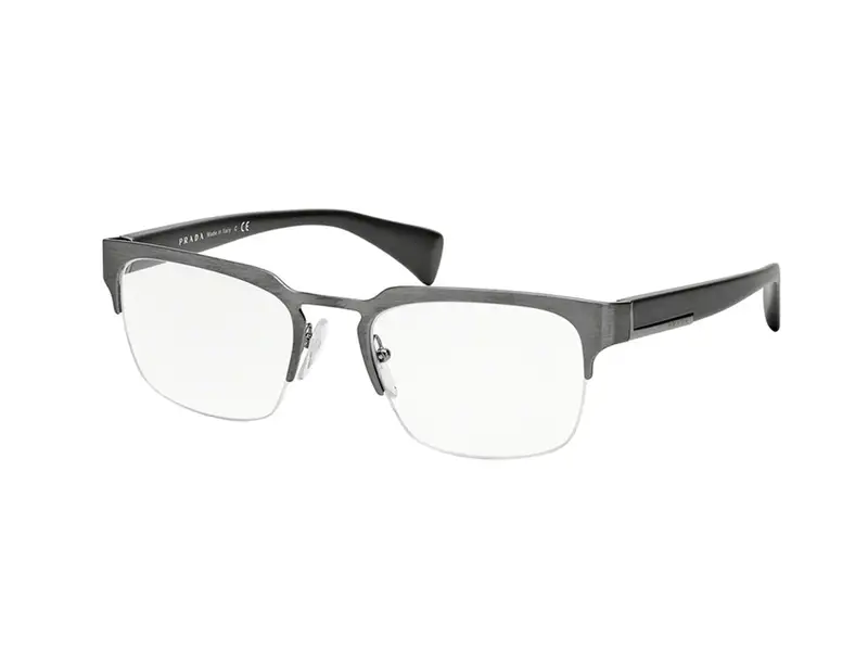 Prada Uomo PR 66QV L METAL DHG1O1 Montature da vista outlet Metallo Canna di fucile  Squadrata