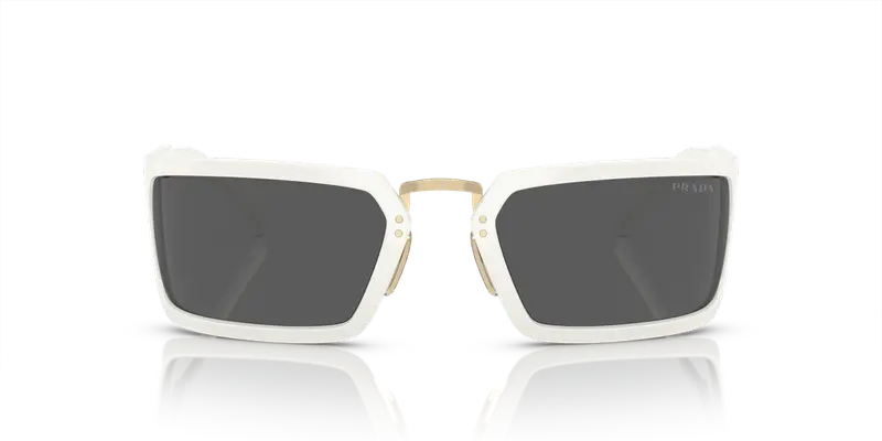 Prada Occhiali da sole Uomo Bianco 860633 miniatura 2