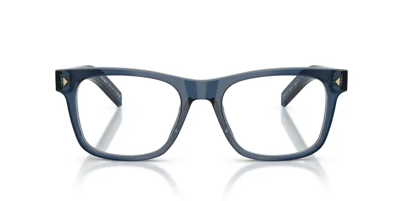 Uomo PR A13V 08Q1O1 Montature da vista Acetato Grigio Trasparente Pillow Normale miniatura 3