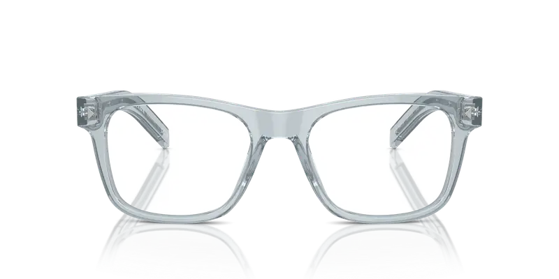 Prada Uomo PR A13V 19T1O1 Montature da vista Acetato Blu Trasparente Pillow Normale miniatura 2