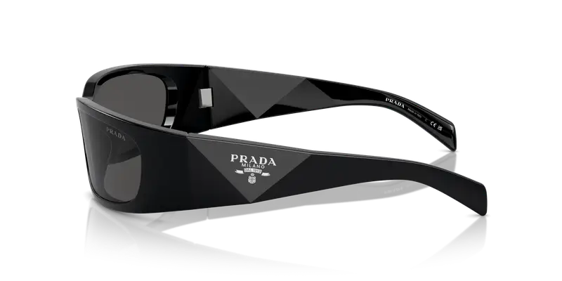 Prada Occhiali da sole Uomo Nero 836434 miniatura 3