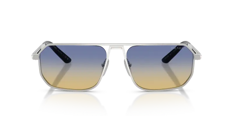 Prada Occhiali da sole Uomo Argento 847751 miniatura 2