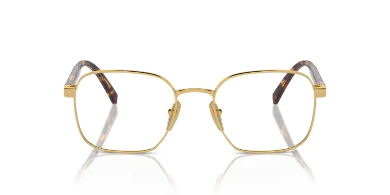 Uomo PR A55V 5AK1O1 Montature da vista Metallo Oro Trasparente Squadrata Normale miniatura 3