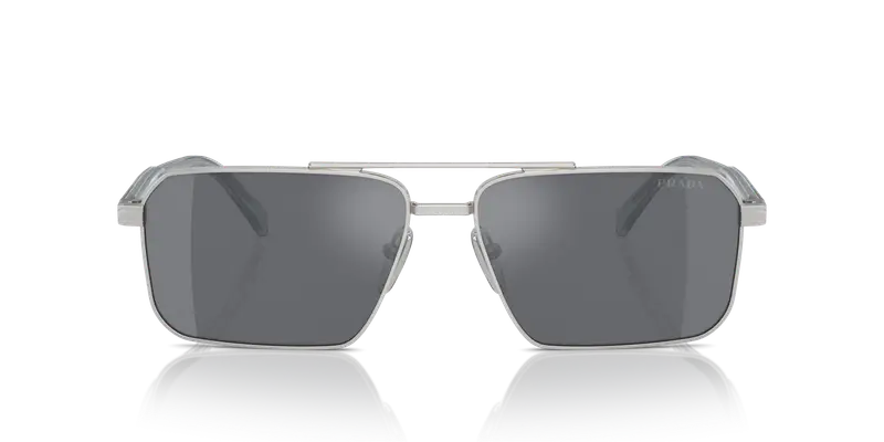 Prada Occhiali da sole Uomo Argento 836626 miniatura 2