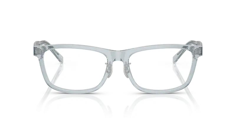 Prada Uomo PR B08VD 19T1O1 Montature da vista Acetato Blu Trasparente Squadrata Normale miniatura 2