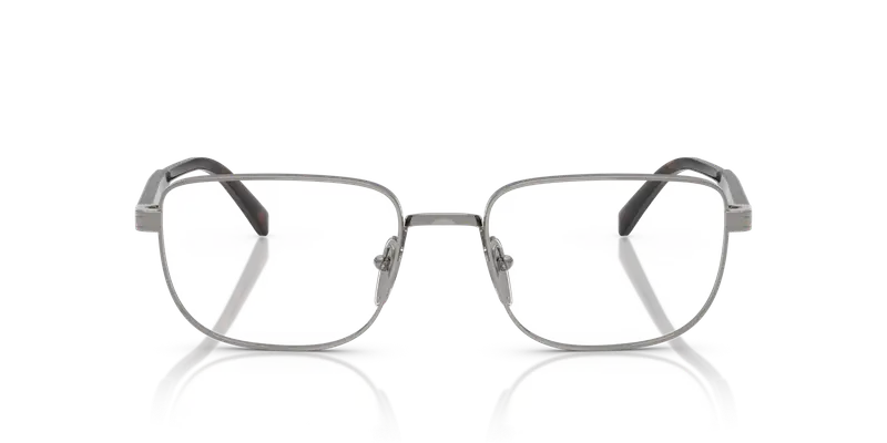 Prada Uomo PR B51V 20C1O1 Montature da vista Grigio Trasparente Squadrata Normale miniatura 2