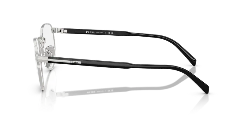 Prada Uomo PR B52V 1BC1O1 Montature da vista Metallo Argento Trasparente Pantos Normale miniatura 3