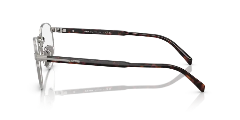 Prada Uomo PR B52V 20C1O1 Montature da vista Metallo Grigio Trasparente Pantos Normale miniatura 3
