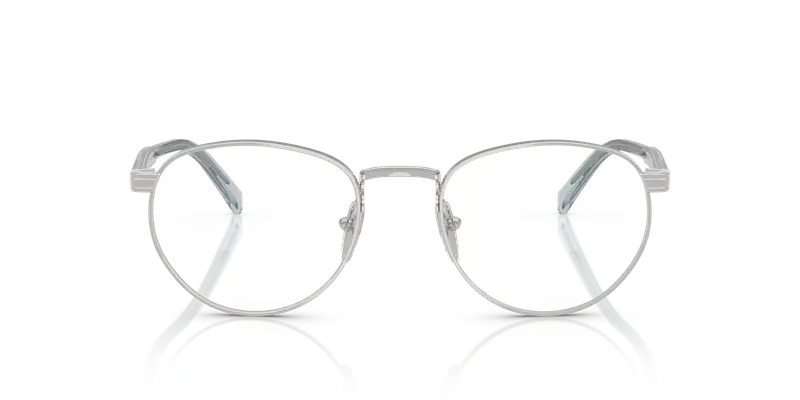 Prada Uomo PR B52V 29B1O1 Montature da vista Metallo Argento Trasparente Pantos Normale miniatura 2