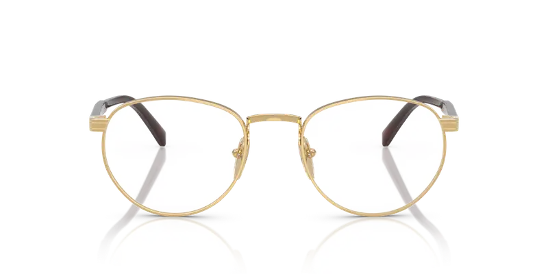 Prada Uomo PR B52V 5AK1O1 Montature da vista Metallo Oro Trasparente Pantos Normale miniatura 2