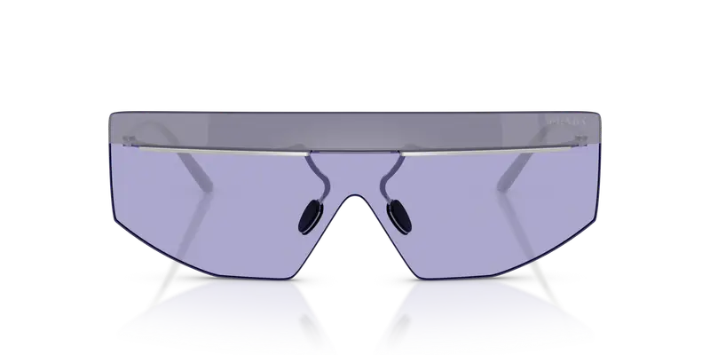 Prada Occhiali da sole Uomo Argento 846344 miniatura 2