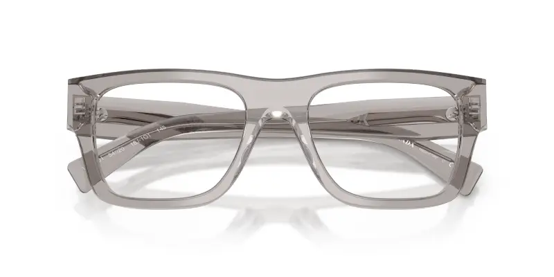 Uomo PR C01V 18J1O1 Montature da vista Acetato Grigio Trasparente Pillow Normale miniatura 2