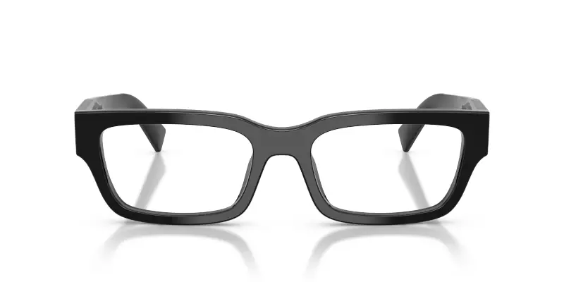 Uomo PR C02V 16K1O1 Montature da vista Acetato Nero Trasparente Pillow Normale miniatura 3