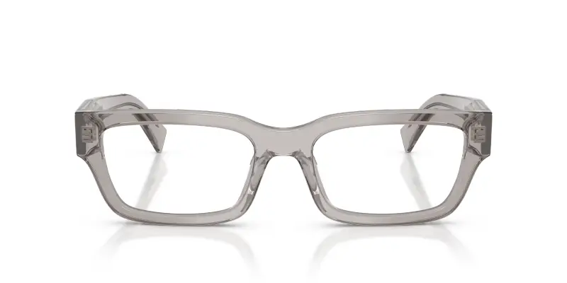 Uomo PR C02V 18J1O1 Montature da vista Acetato Grigio Trasparente Pillow Normale miniatura 3